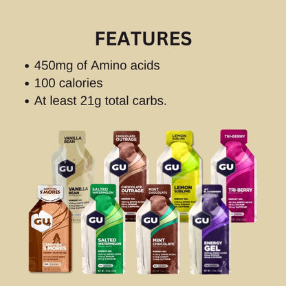 Energy Gels, GU Energy n SiS Gel, 1 Pack - Ultimate Sup Singapore