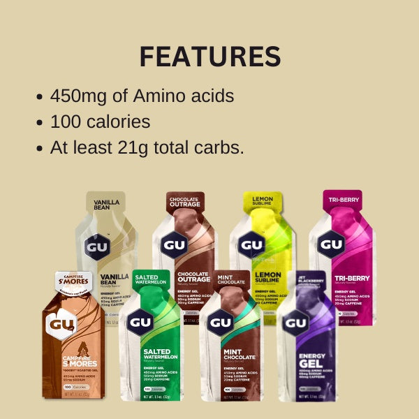 Energy Gels, GU Energy n SiS Gel, 1 Pack - Ultimate Sup Singapore