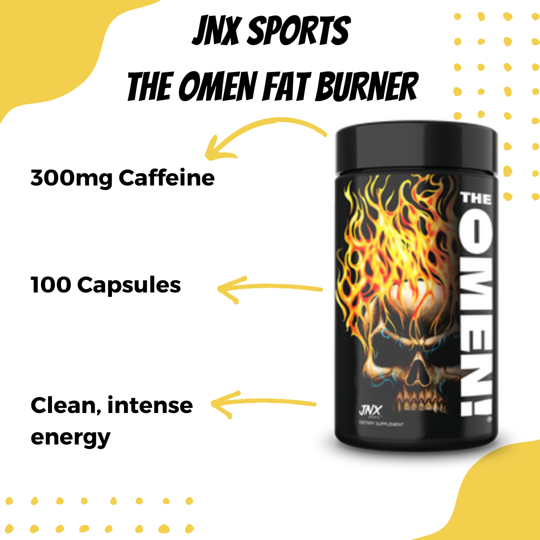 JNX Sports The Omen Fat Burner For Weight Loss, 50 Servings - Ultimate Sup Singapore