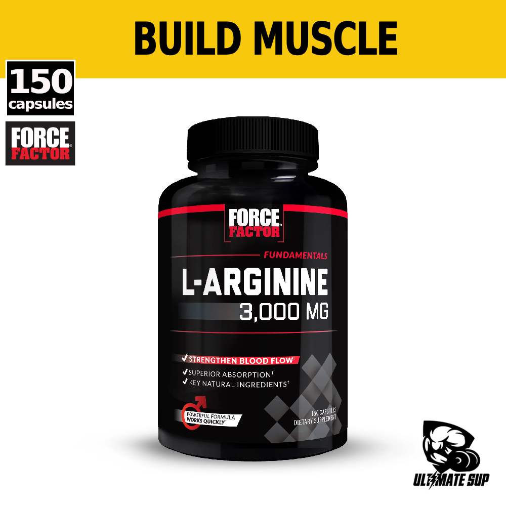 Force Factor, L-Arginine, 3000mg, 150caps - Ultimate Sup Singapore