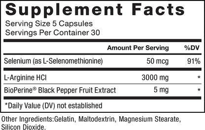 Force Factor, L-Arginine, 3000mg, 150caps - Ultimate Sup Singapore