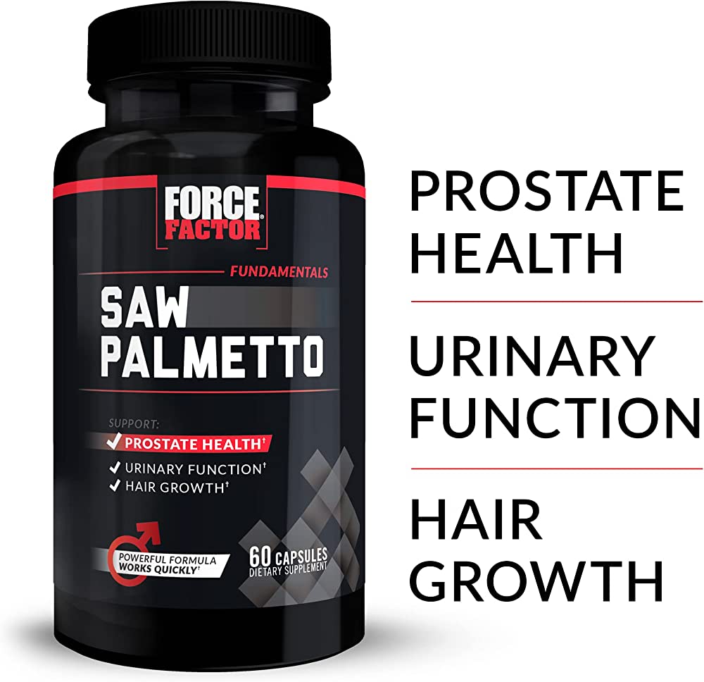 Force Factor, Saw Palmetto, Prostate, Prostate Supplement, Promote Hair Growth, 60 Capsules - Ultimate Sup Singapore