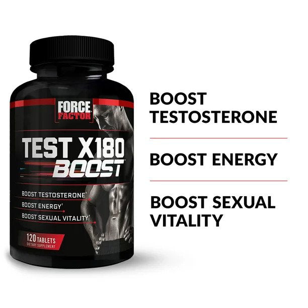 Force Factor, Test X180 Boost, 60-120 Tabs/Caps - Ultimate Sup Singapore