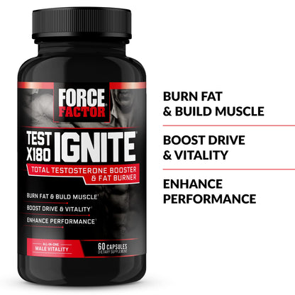 Force Factor, Test X180 Boost, 60-120 Tabs/Caps - Ultimate Sup Singapore
