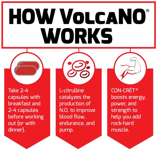 Force Factor, Volcano Pre Workout, 120 Caps - Ultimate Sup Singapore