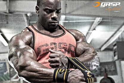 GASP Hardcore Wrist Wraps | Weight Lifting Wrist Protection & Stability, One Size - Ultimate Sup Singapore