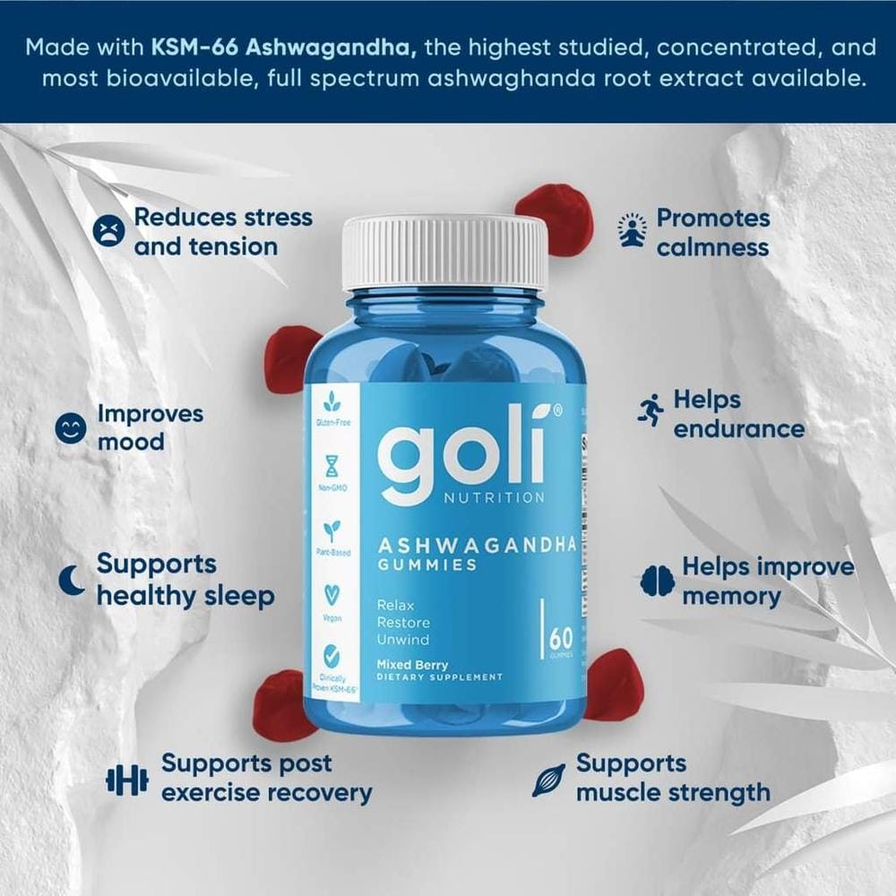 Goli Ashwa with Ashwagandha & Vitamin D - Ultimate Sup Singapore