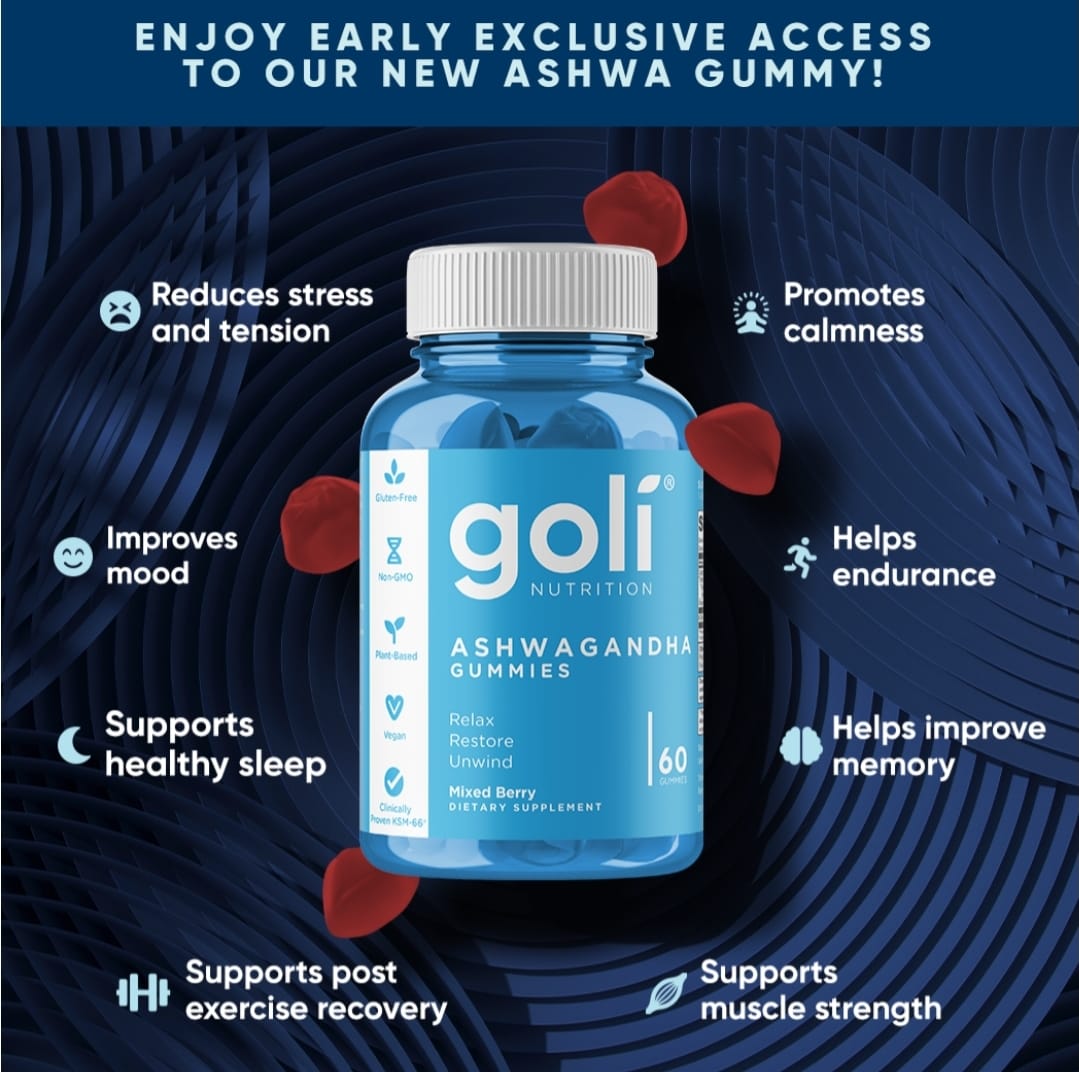 Goli Ashwa with Ashwagandha & Vitamin D - Ultimate Sup Singapore