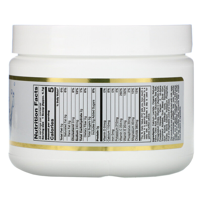 California Gold Nutrition, HydrationUP, Electrolyte Drink Mix Powder - Ultimate Sup Singapore