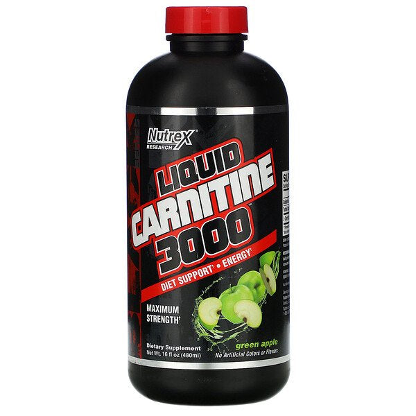 Nutrex Research Liquid Carnitine 3000, 16 fl oz 473ml - Ultimate Sup Singapore