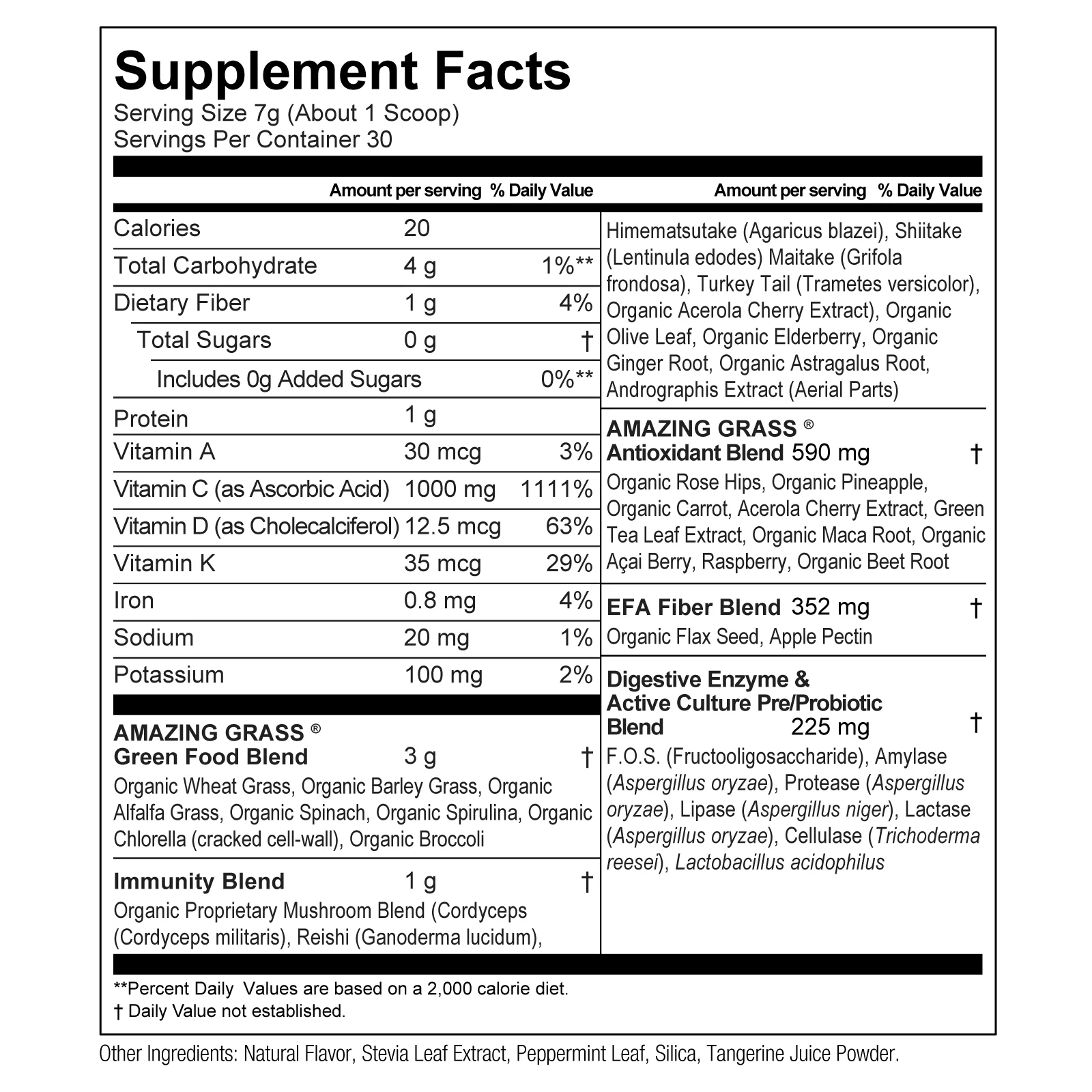 Amazing Grass, Green Superfood Antioxidant, 210g - Ultimate Sup Singapore