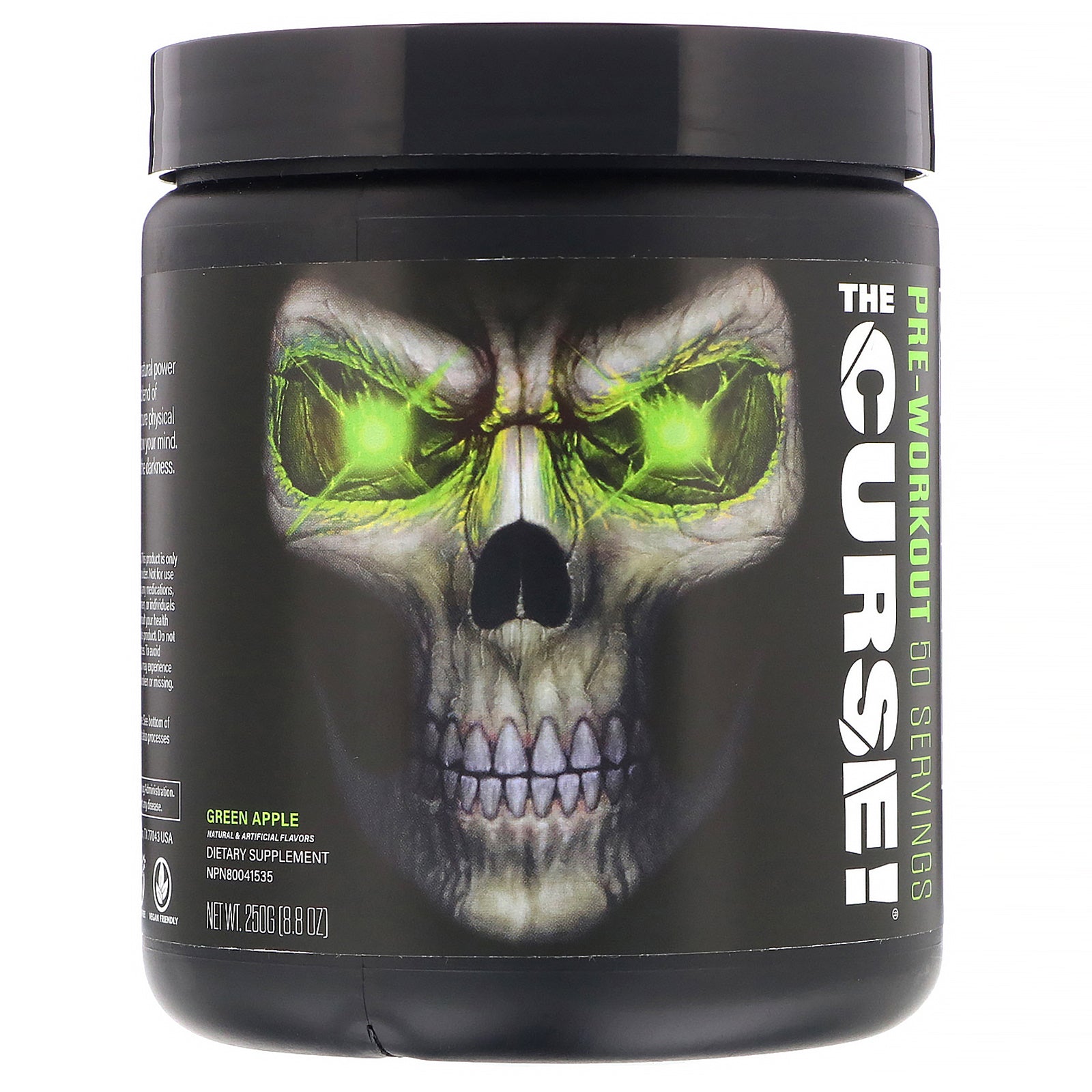 JNX Sports The Curse! Pre Workout Supplement - Intense Energy & Focus, Instant Strength Gains, 8.8 oz (250 g)