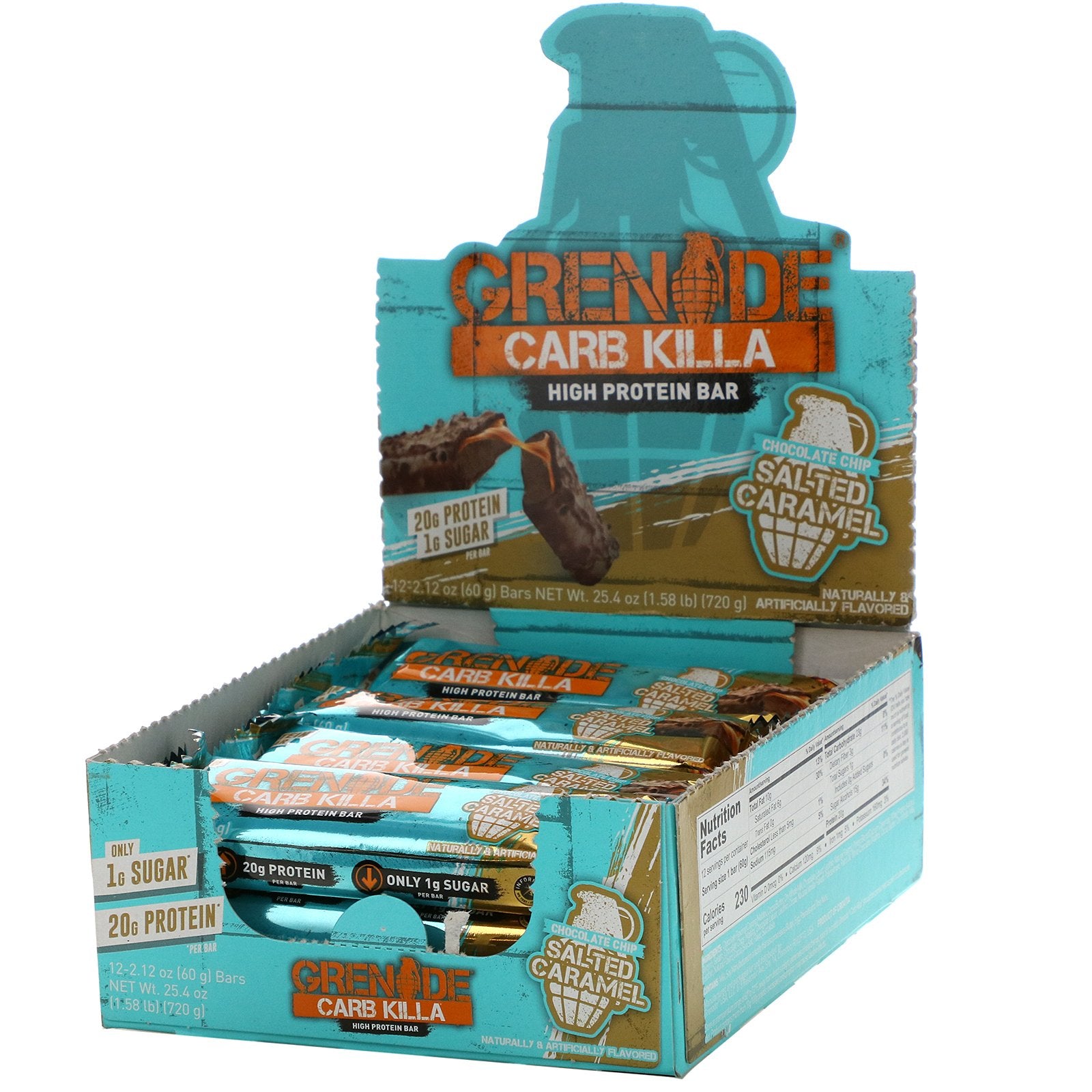 Grenade, Carb Killa Protein Bar, 12 packs - Ultimate Sup Singapore