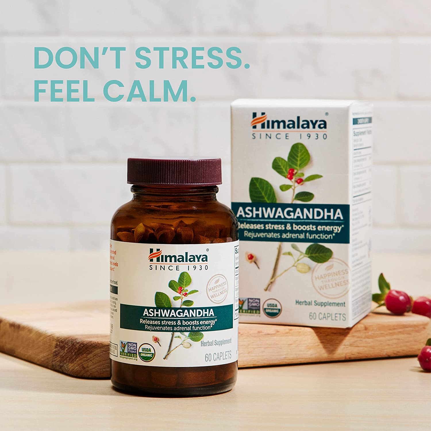 Himalaya, Ashwagandha, 60-90 Caps - Ultimate Sup Singapore