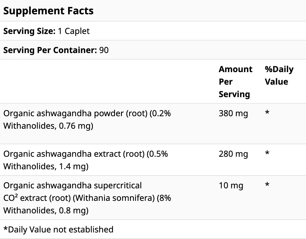 Himalaya, Ashwagandha, 60-90 Caps - Ultimate Sup Singapore