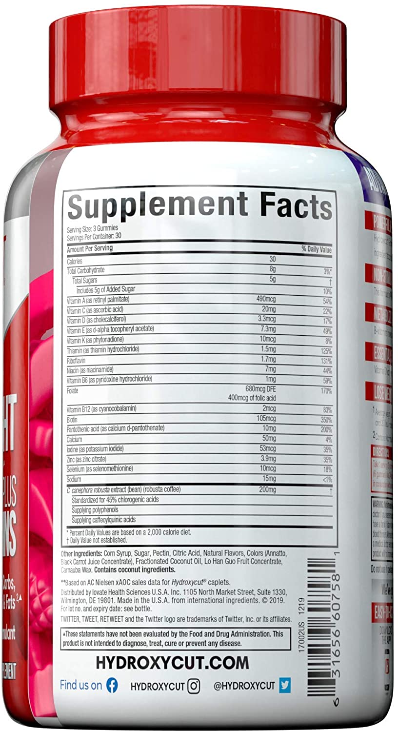 Hydroxycut Gummies, 90 Gummies - Ultimate Sup Singapore