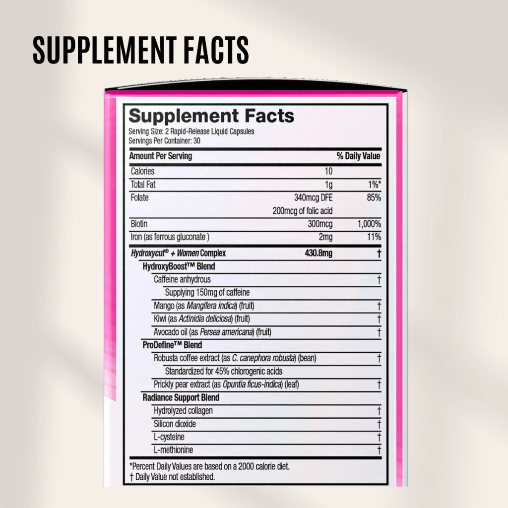 Hydroxycut, Max For Women, 60 Liquid Caps - Ultimate Sup Singapore