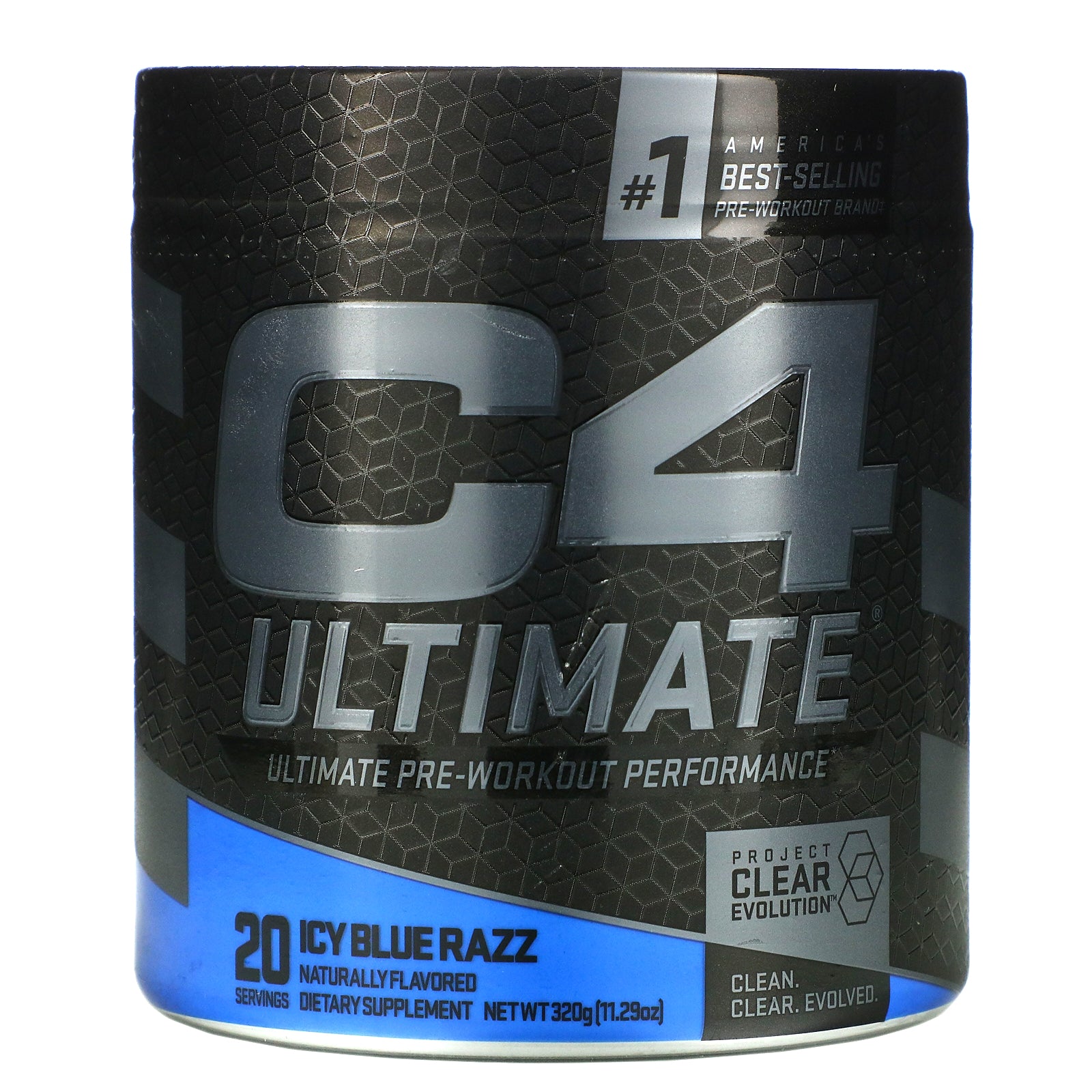 C4 Ultimate Pre Workout Powder | Sugar Free Preworkout Energy Supplement for Men & Women | 300mg Caffeine + Beta Alanine + Creatine | 20 Servings - Ultimate Sup Singapore