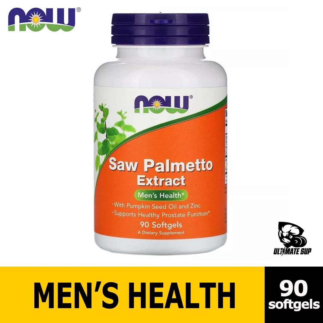 NOW Foods, Saw Palmetto Extract, 90 Veggie Softgels - Ultimate Sup Singapore