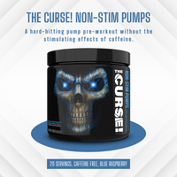 Non-stim pumps Blue Raspberry 20s