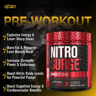 Jacked Factory, Nitrosurge Shred/ Pre Workout, 30 Sers - Ultimate Sup Singapore