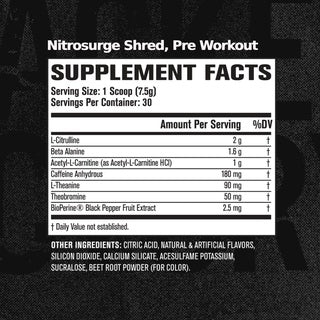 Jacked Factory, Nitrosurge Shred/ Pre Workout, 30 Sers - Ultimate Sup Singapore