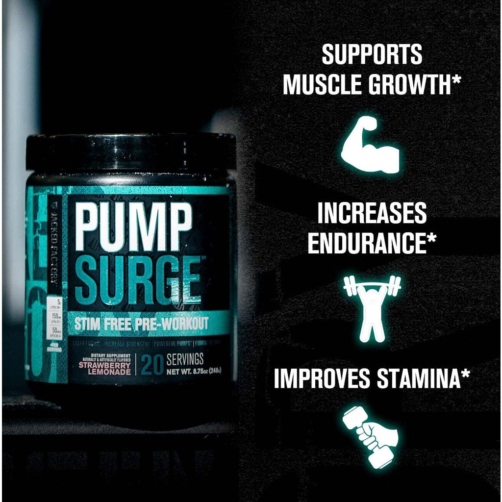 Jacked Factory, Pump Surge, 20 sers - Ultimate Sup Singapore