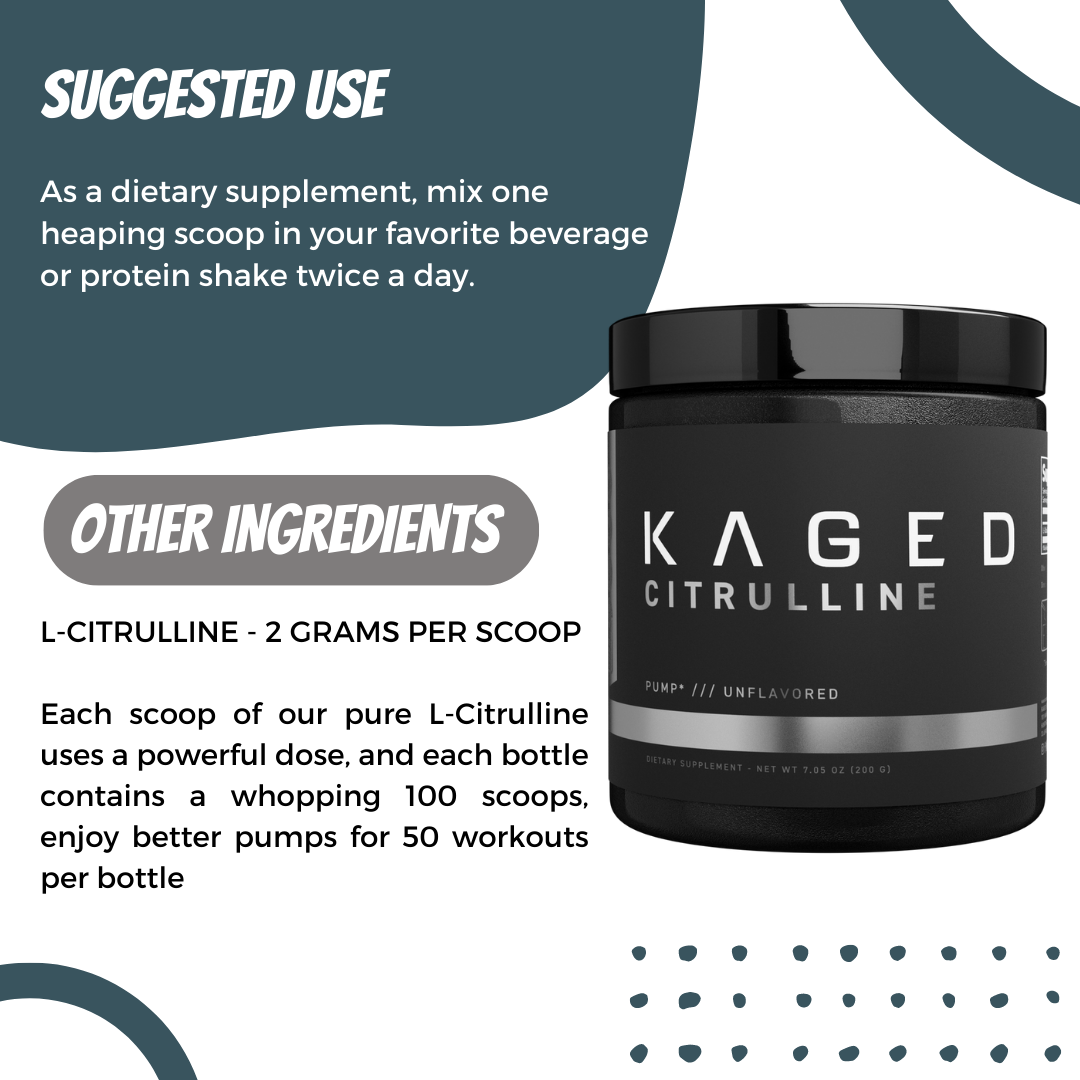Kaged Muscle, Citrulline, Amino Acid, 200g - Ultimate Sup Singapore