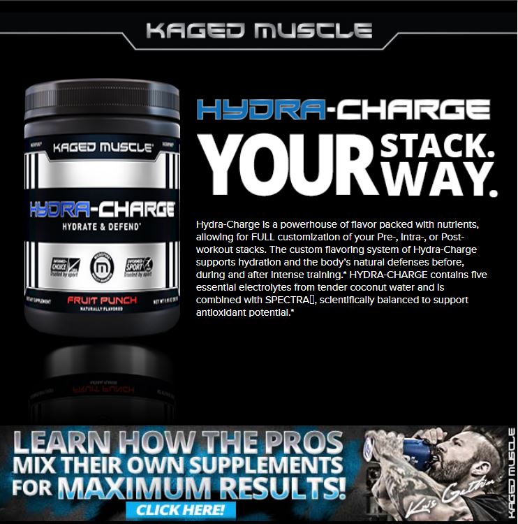 Kaged Muscle, Hydra-Charge | Hydrate & Defend Before, During, After intense training 276 g - Ultimate Sup Singapore