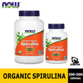 Now Foods, Certified Organic Spirulina 500-1000mg - Ultimate Sup Singapore