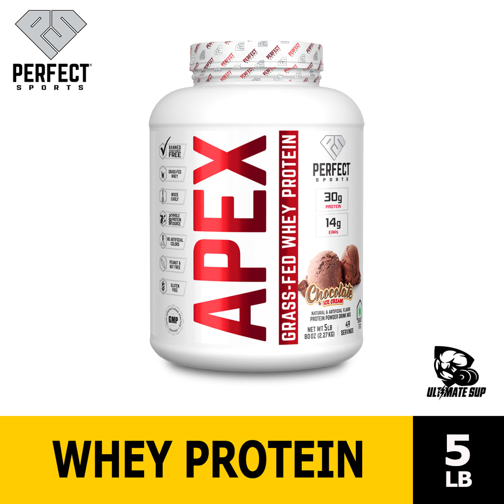Perfect Sports Apex Grass-Fed 100% Pure Whey Protein Concentrate - Ultimate Sup