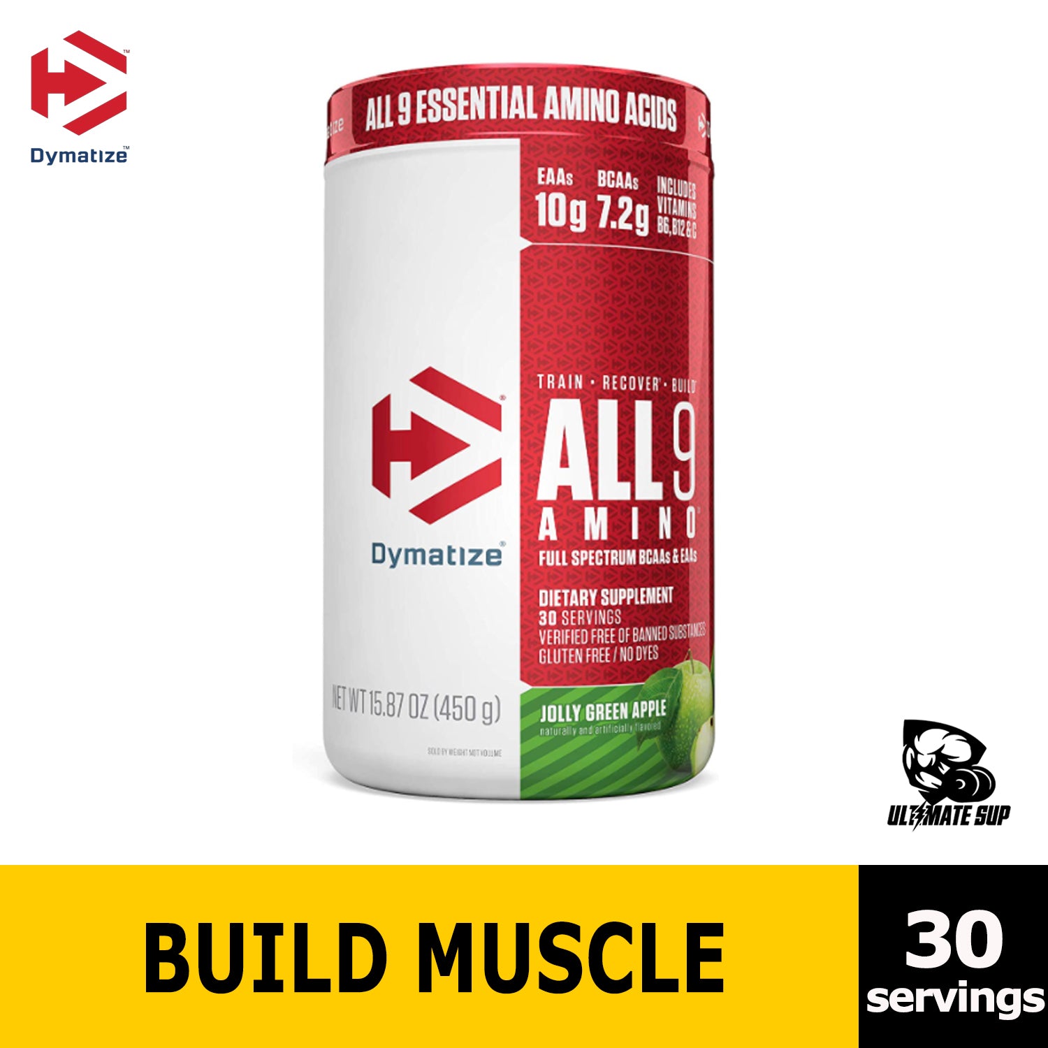 Dymatize ALL 9 AMINO Essential Amino Acids with BCAA, 30servings - Ultimate Sup Singapore