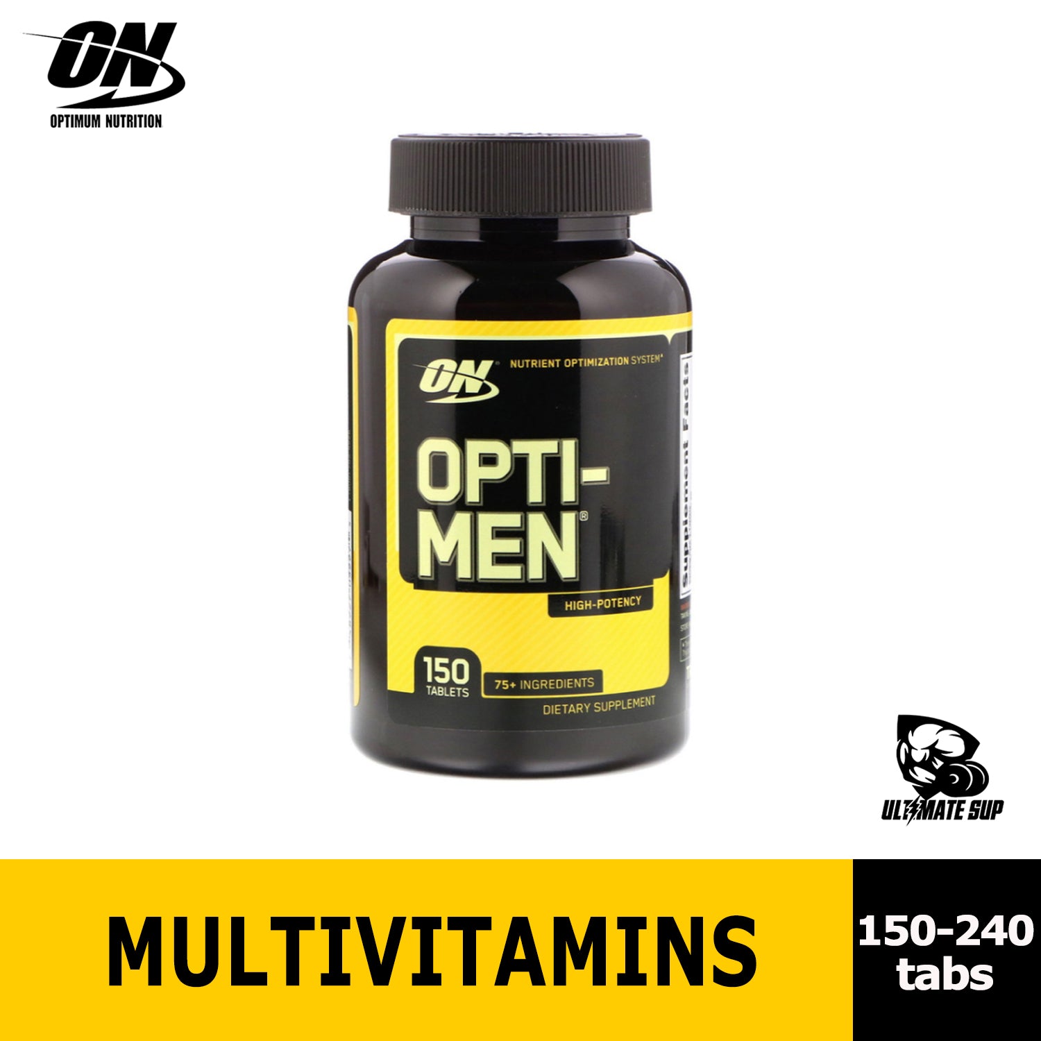 Optimum Nutrition, Opti-Men, 150-240 Tablets - Ultimate Sup Singapore