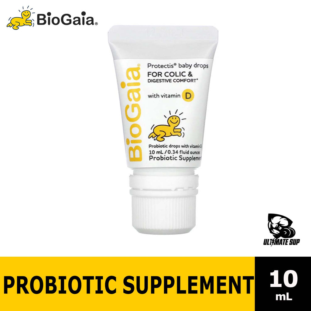 BioGaia, ProTectis, Baby Drops , For Colic & Digestive Comfort with Vitamin D, 0.34 fl oz (10 ml) - Ultimate Sup
