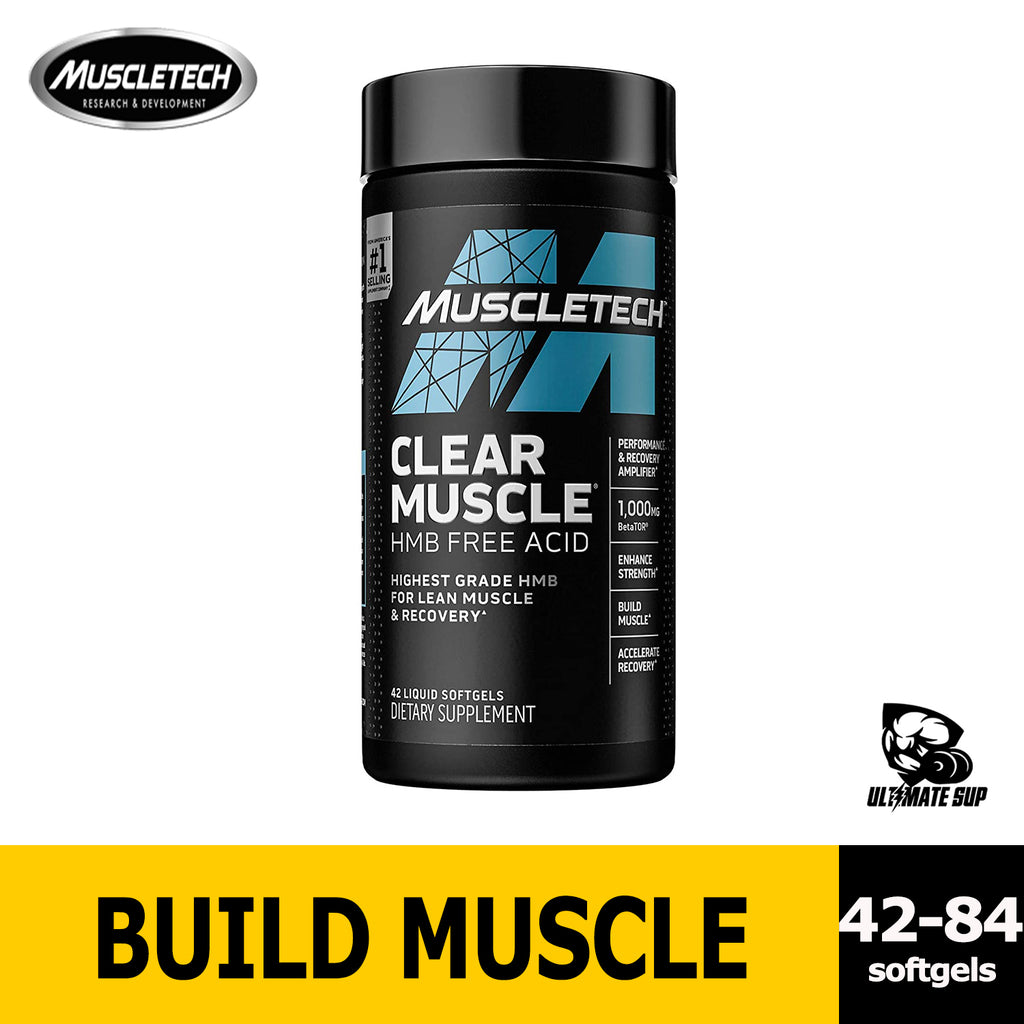 Muscletech, Clear Muscle, HMB Free Acid - Ultimate Sup