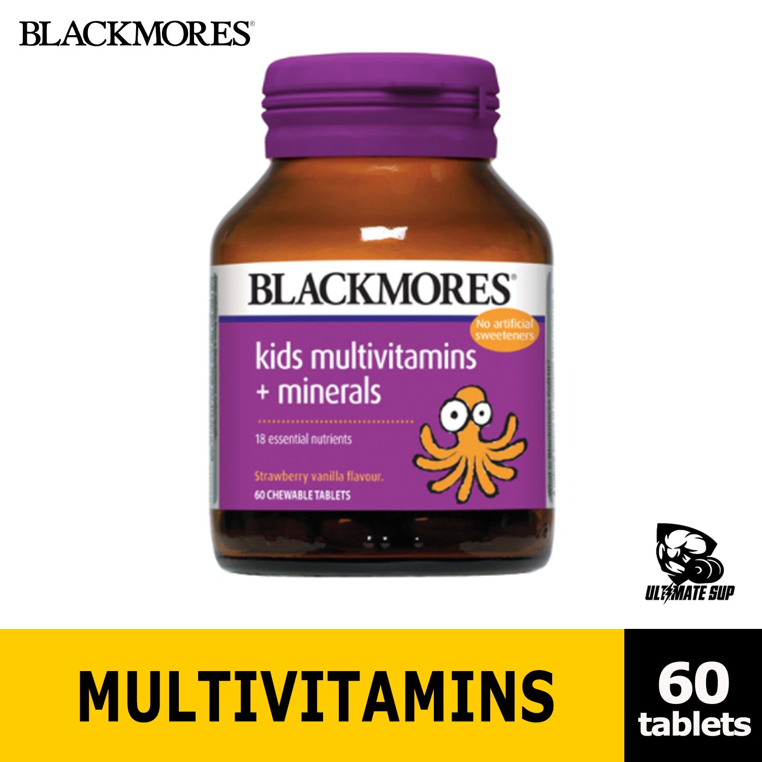 Blackmores Kids Multivitamin+ Minerals 60 Chewable Tabs - Ultimate Sup Singapore