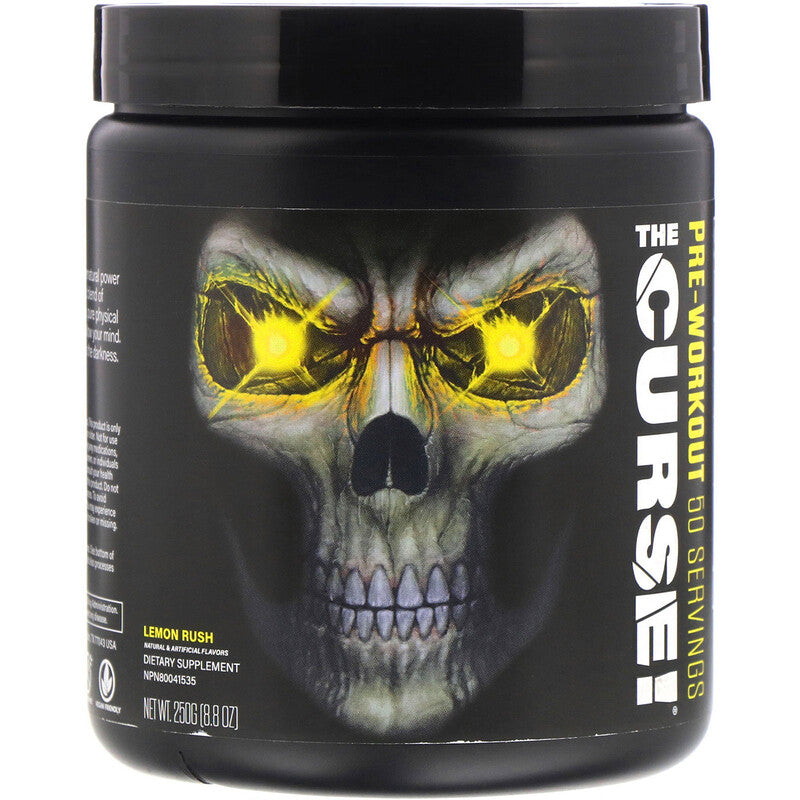 JNX Sports The Curse! Pre Workout Supplement - Intense Energy & Focus, Instant Strength Gains, 8.8 oz (250 g)