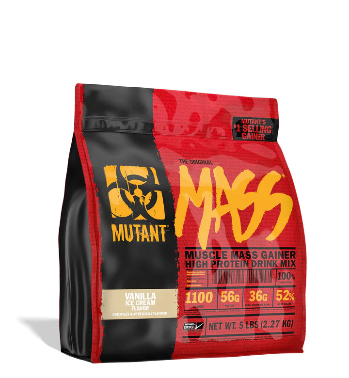 Mutant MASS, Mass Gainer, 2.27 KG (5 LBS) - 2.72 kg (6 LBS) - 6.8 KG (15 LBS) - Ultimate Sup Singapore