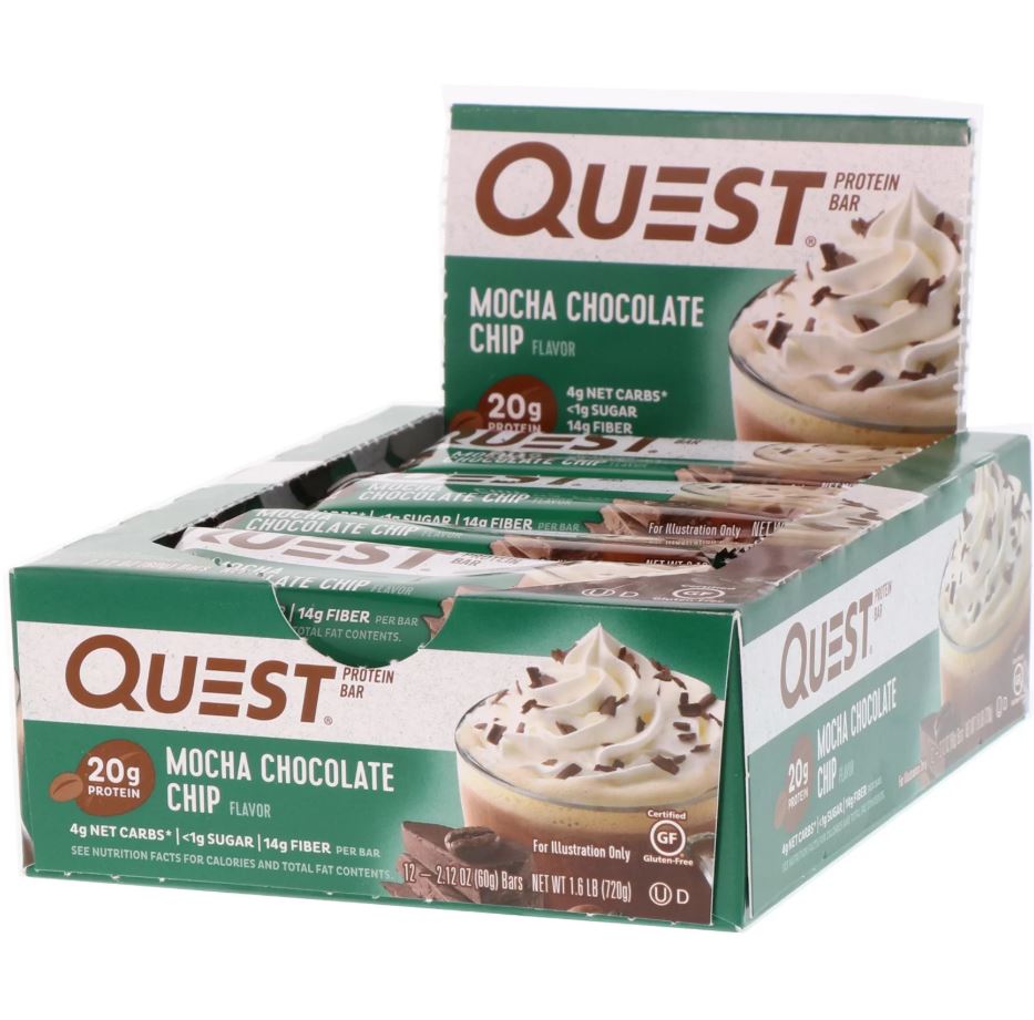 Quest Nutrition, Protein Bar, 12 Bars, 60g Each - Ultimate Sup Singapore