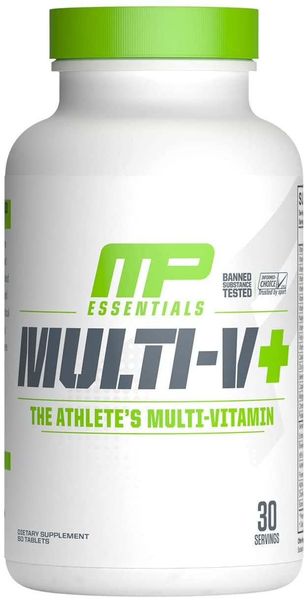 MusclePharm Multi-V+, Multivitamin, Vitamin C A B & Magnesium, Immune & Joint Supplement, 30 Servings - Ultimate Sup Singapore