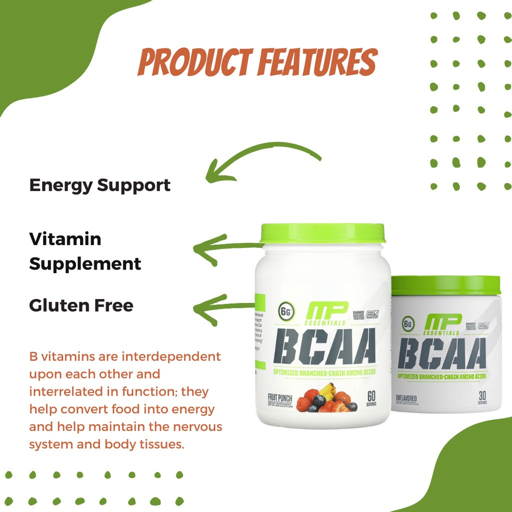 MusclePharm, BCAA Essentials, 30-60sers - Ultimate Sup Singapore