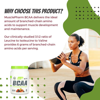 MusclePharm, BCAA Essentials, 30-60sers - Ultimate Sup Singapore