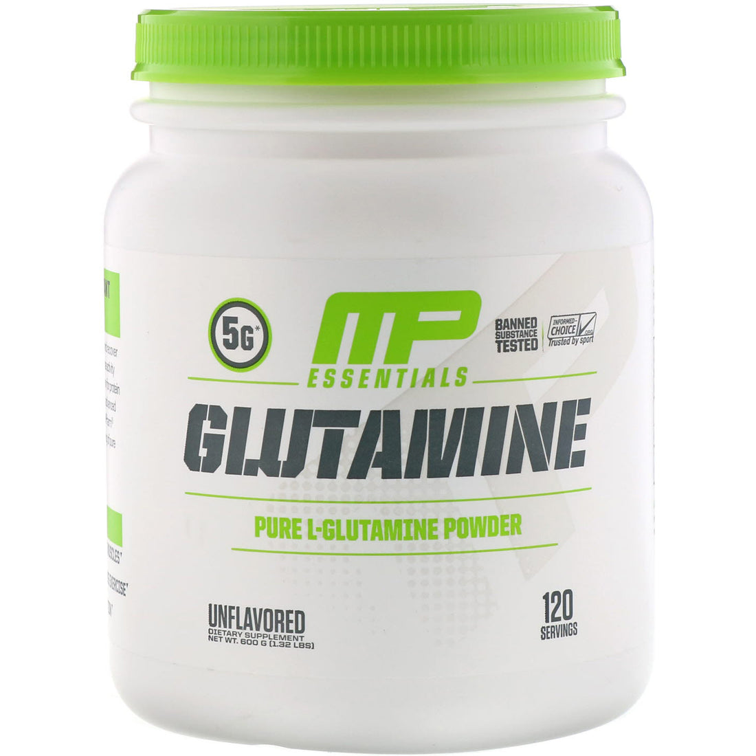 MusclePharm, Glutamine Essentials, 600g (120 sers) - Ultimate Sup Singapore