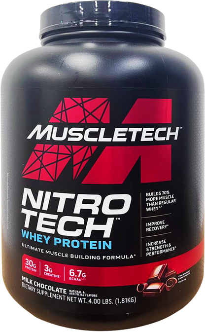 MuscleTech, NitroTech Whey Protein, 2-4lbs - Ultimate Sup Singapore