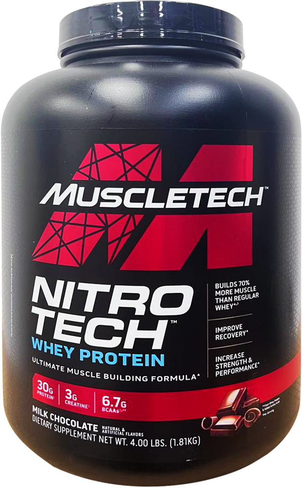 MuscleTech, NitroTech Whey Protein, 2-4lbs - Ultimate Sup Singapore