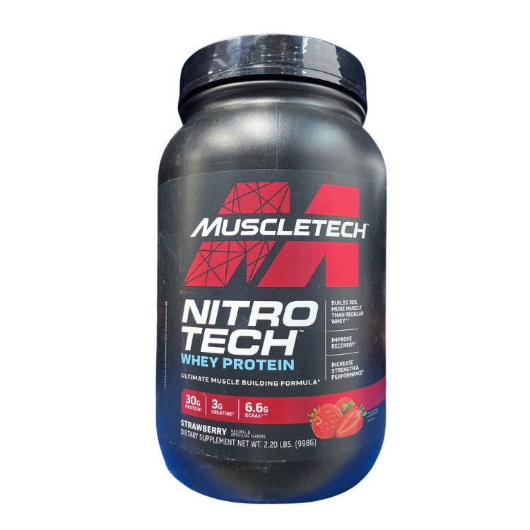 MuscleTech, NitroTech Whey Protein, 2-4lbs - Ultimate Sup Singapore