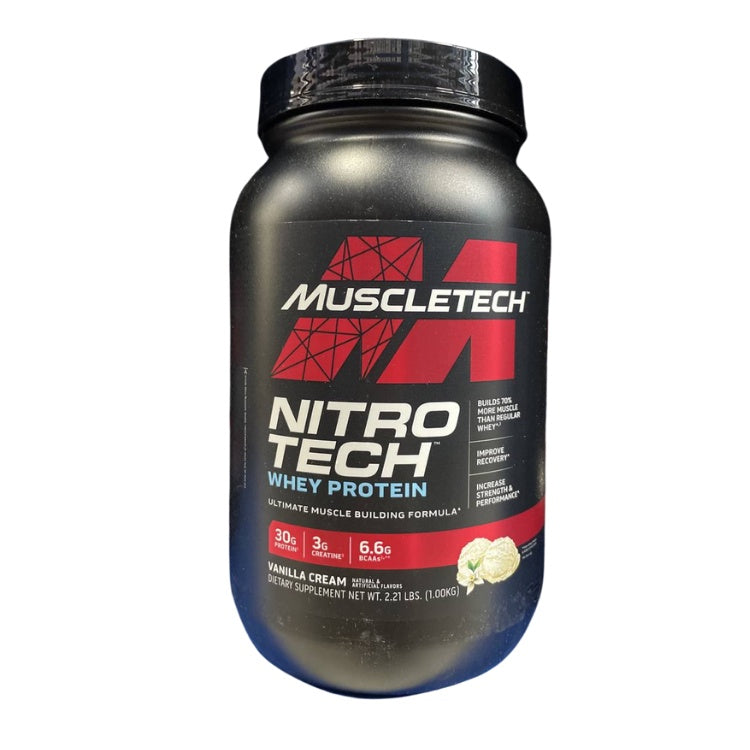 MuscleTech, NitroTech Whey Protein, 2-4lbs - Ultimate Sup Singapore