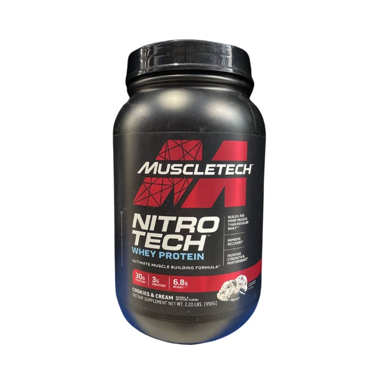 MuscleTech, NitroTech Whey Protein, 2-4lbs - Ultimate Sup Singapore