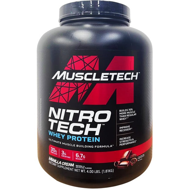 MuscleTech, NitroTech Whey Protein, 2-4lbs - Ultimate Sup Singapore