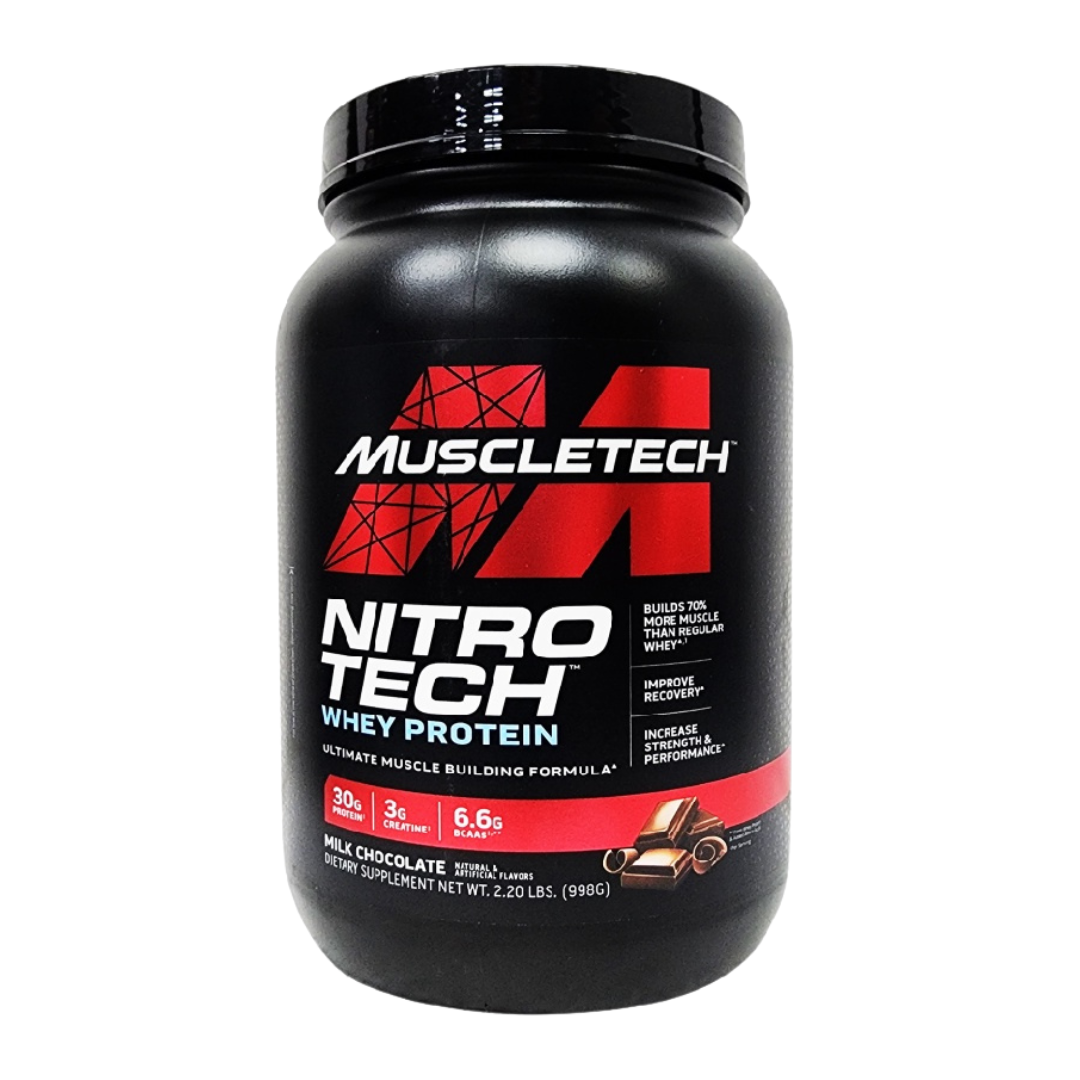 MuscleTech, NitroTech Whey Protein, 2-4lbs - Ultimate Sup Singapore